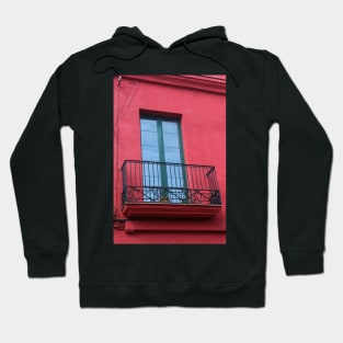 Red Balcony Hoodie